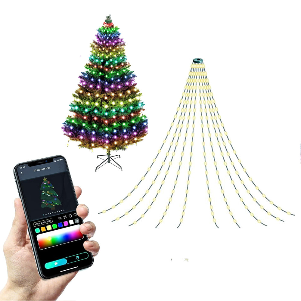 App Controlled 200 LEDs Christmas Lights Xmas Color Changing String Light