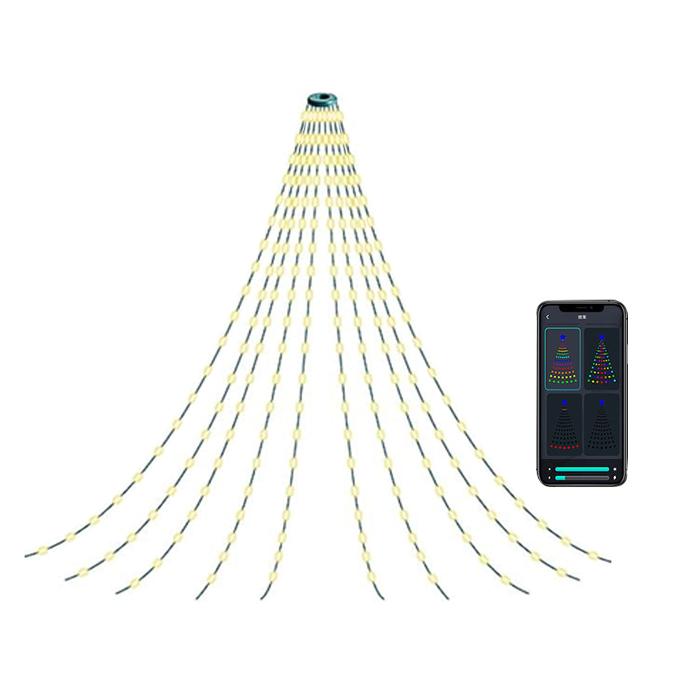 App Controlled 200 LEDs Christmas Lights Xmas Color Changing String Light
