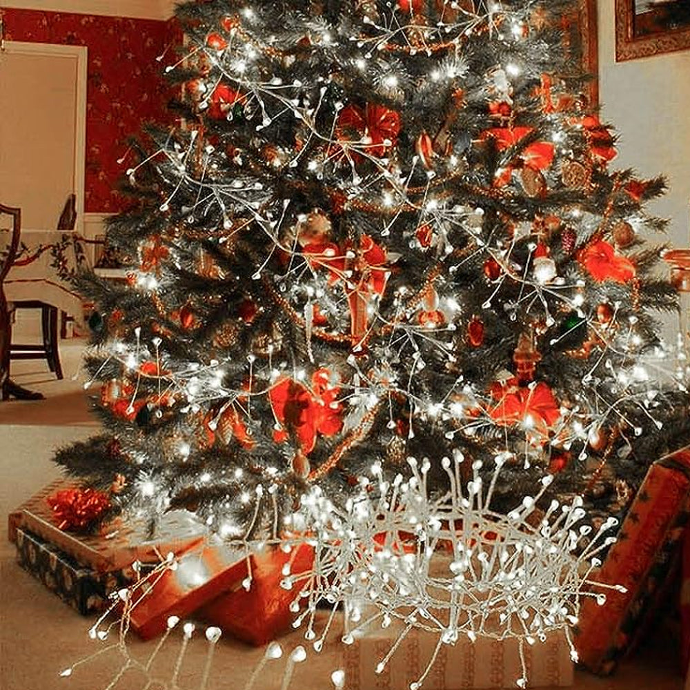 Christmas 8 Modes LED Firecracker Starry String Lights for Bedroom Festival Decorations