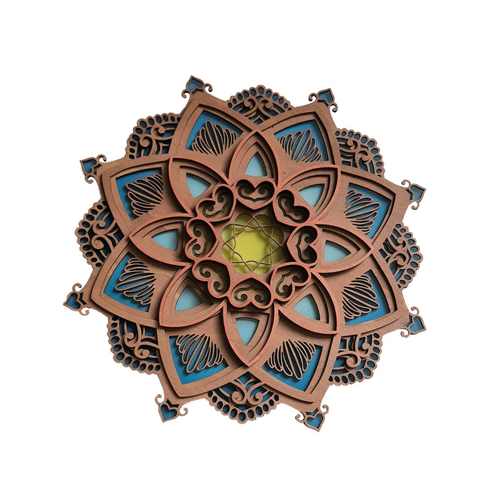 Mandala Yoga Room Night Light Wall Mounted Lamp Atmosphere Light