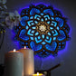 Mandala Yoga Room Night Light Wall Mounted Lamp Atmosphere Light