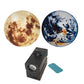Halloween LED Moon Background Atmosphere Projection Lamp-Moon and Earth