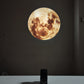 Halloween LED Moon Background Atmosphere Projection Lamp-Moon and Earth
