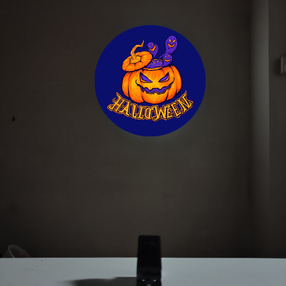 Halloween LED Moon Background Atmosphere Projection Lamp-Halloween series