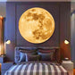 Halloween LED Moon Background Atmosphere Projection Lamp-Moon and Earth