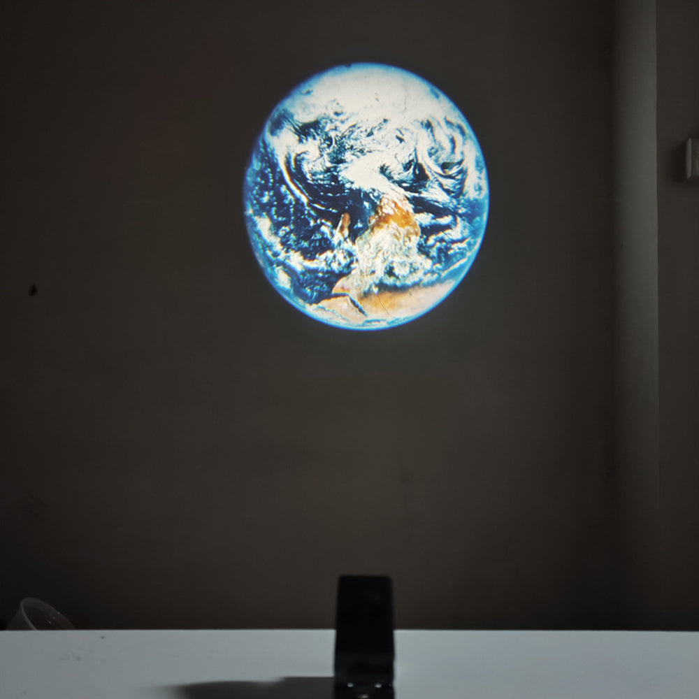 Halloween LED Moon Background Atmosphere Projection Lamp-Moon and Earth