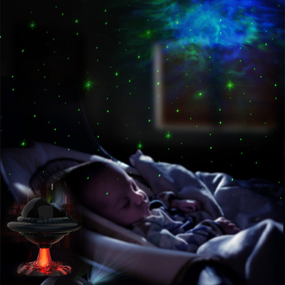 UFO Galaxy Starry Nebula  Projector Night Light