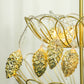 Electroplated Christmas Pine Cone String Light Warm White