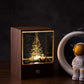 3D Glass LED Night Table Lamp-Christmas Tree