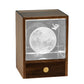 3D Glass LED Night Table Lamp-Astronauts on the Moon