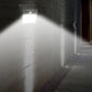 Water-resistant Human Sensor Solar Wall Lamp for Front Door Backyard Porch