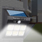 Water-resistant Human Sensor Solar Wall Lamp for Front Door Backyard Porch