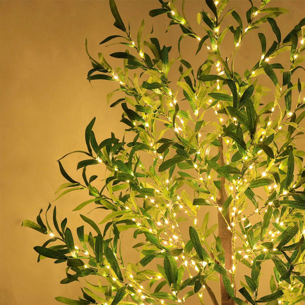 LED Simulation Plants Artificial Olive Trees Light