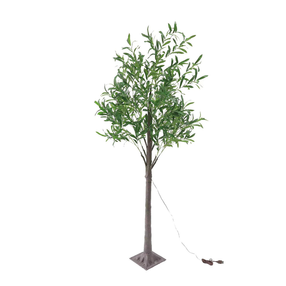 LED Simulation Plants Artificial Olive Trees Light