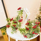 Artificial Courtyard Garland with Lights Door Wreath Fireplace Indoor Decor