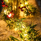 Artificial Courtyard Garland with Lights Door Wreath Fireplace Indoor Decor