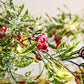 Artificial Courtyard Garland with Lights Door Wreath Fireplace Indoor Decor