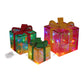 3Pcs Christmas Lighted Gift Boxes LED Lights Decor
