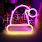 Christmas LED Double-Sided Neon Sign Night Light-Christmas Hat-Style 1