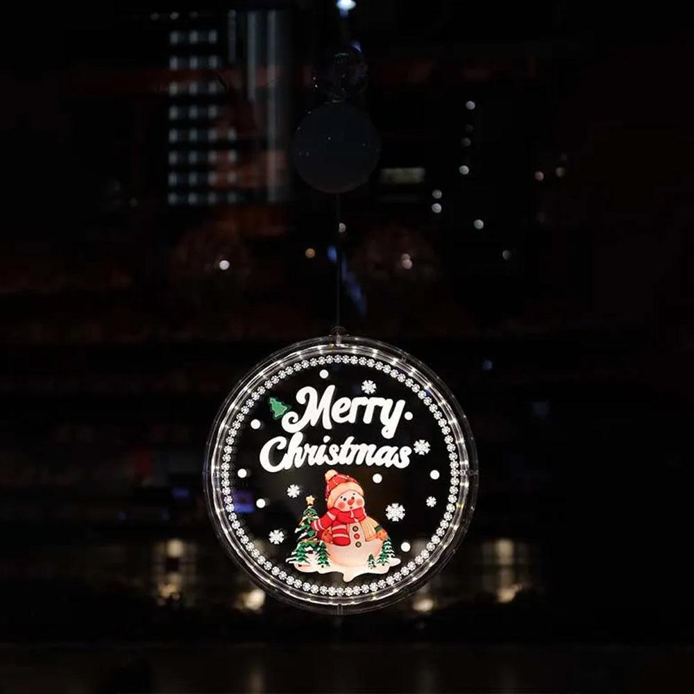 3Pcs Christmas LED Window Home Hanging Lamps-Style 2