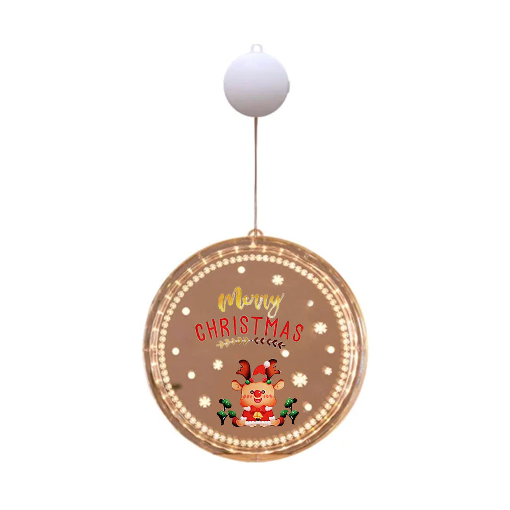 3Pcs Christmas LED Window Home Hanging Lamps-Style 2