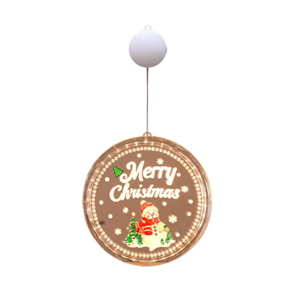 3Pcs Christmas LED Window Home Hanging Lamps-Style 2