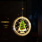 3Pcs Christmas LED Window Home Hanging Lamps-Style 1