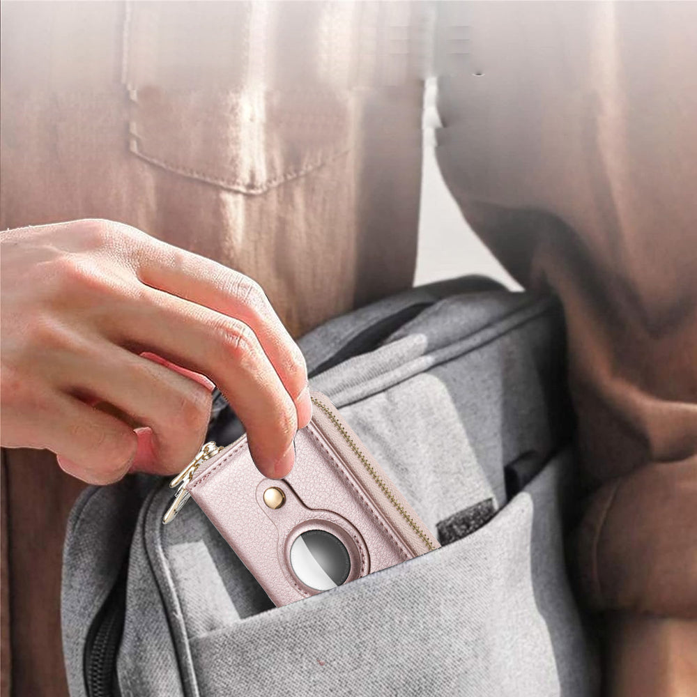 RFID Blocking Wallet Money Clip Purse Case Card Holder for AirTag