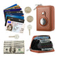 RFID Blocking Wallet Money Clip Purse Case Card Holder for AirTag