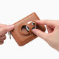 RFID Blocking Wallet Money Clip Purse Case Card Holder for AirTag