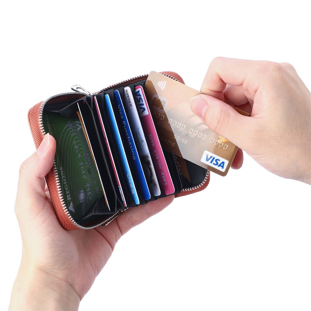 RFID Blocking Wallet Money Clip Purse Case Card Holder for AirTag