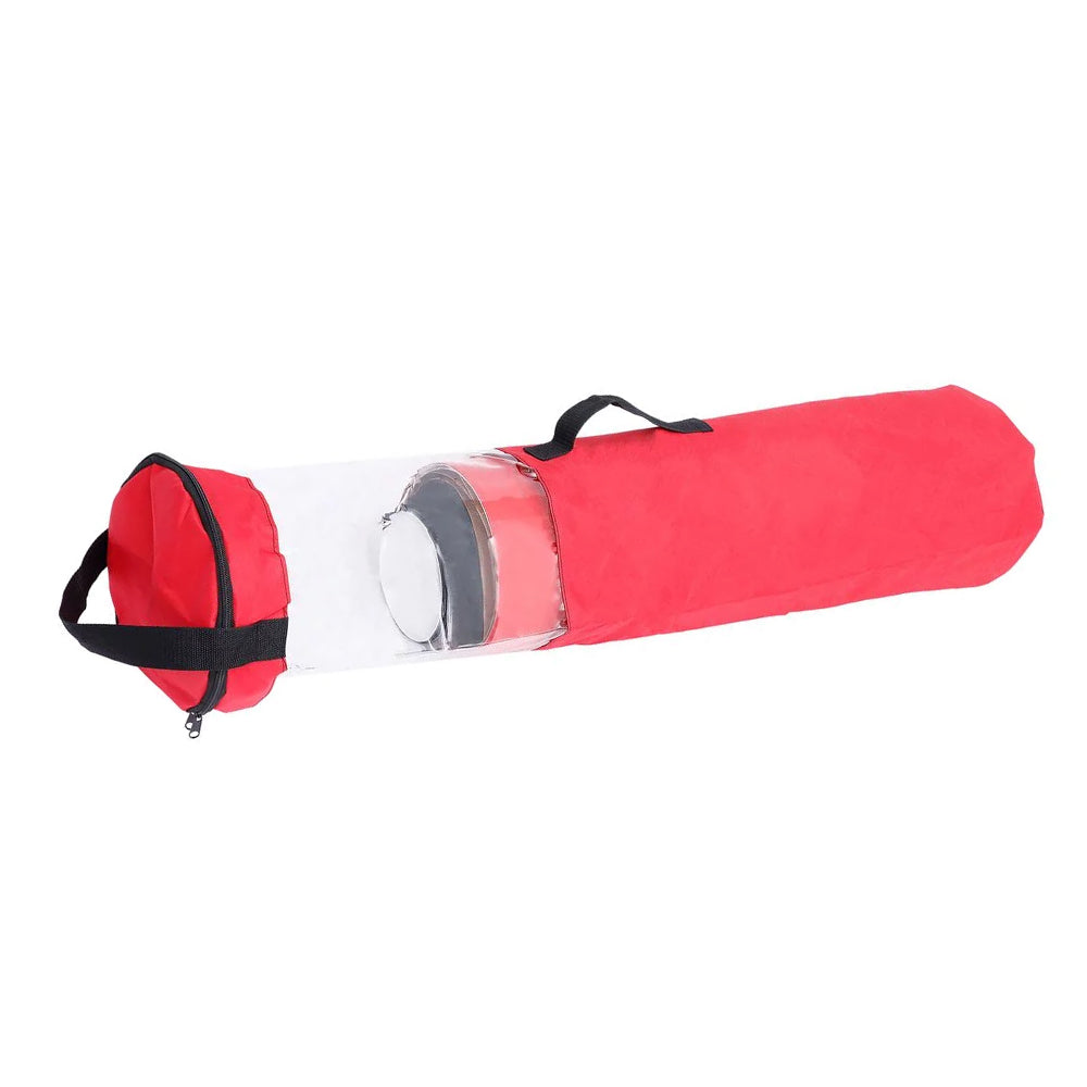 PVC Clear Christmas Gift Wrapping Paper Storage Bag