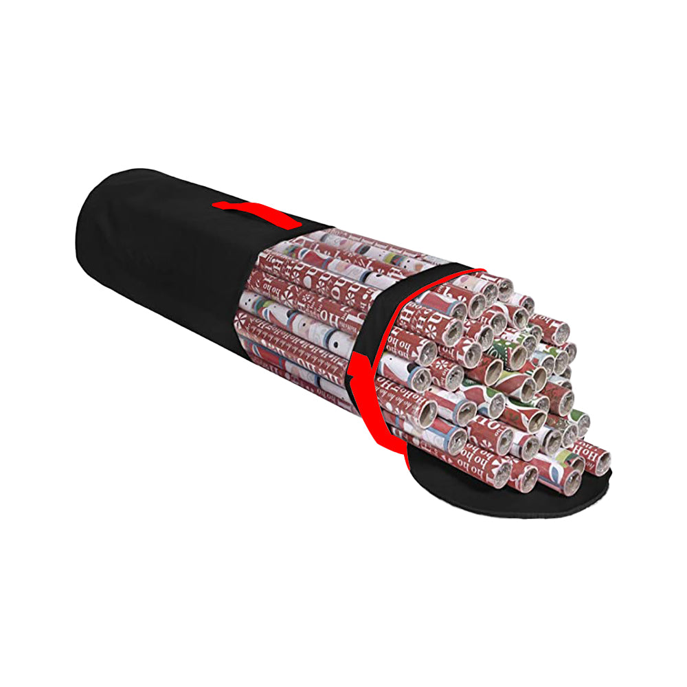 PVC Clear Christmas Gift Wrapping Paper Storage Bag