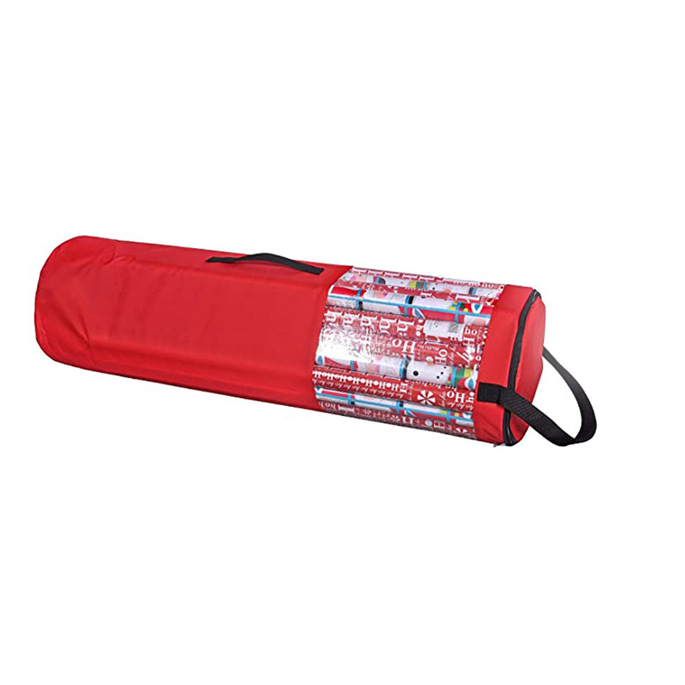 PVC Clear Christmas Gift Wrapping Paper Storage Bag