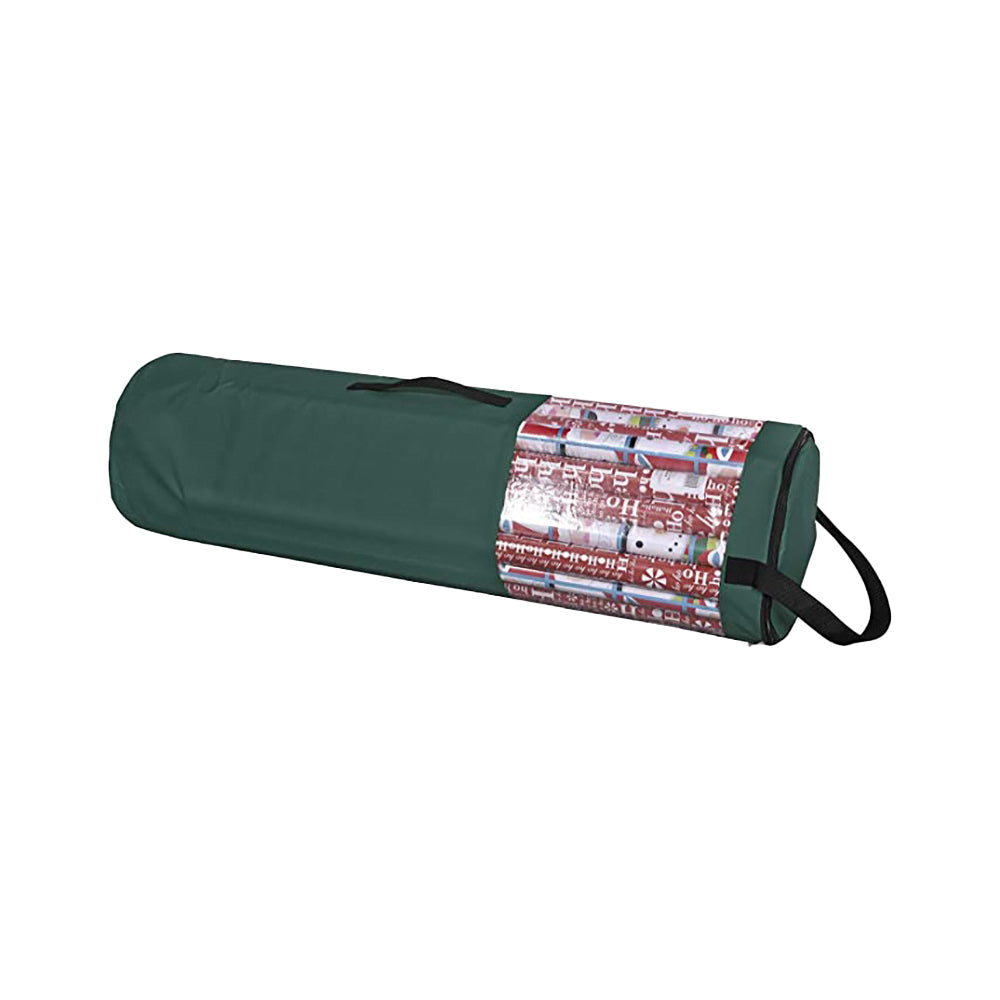 PVC Clear Christmas Gift Wrapping Paper Storage Bag
