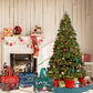 6pcs Christmas Tote Bags With Handle Christmas Treat Bags Xmas Decor-Style 3