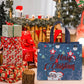 6pcs Christmas Tote Bags With Handle Christmas Treat Bags Xmas Decor-Style 1
