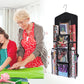 Double Sided Hanging Gift Wrap Organizer Wrapping Paper Bag Storage