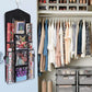 Double Sided Hanging Gift Wrap Organizer Wrapping Paper Bag Storage