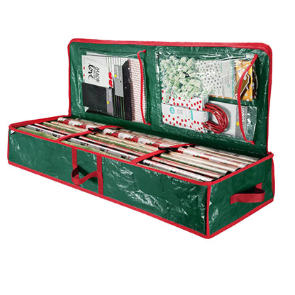 Christmas Storage Bag Xmas Wrapping Paper Storage Container