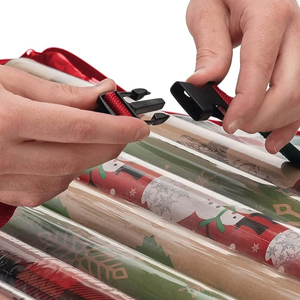 Christmas Storage Bag Xmas Wrapping Paper Storage Container
