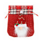 3Pcs 3D Faceless Santa Christmas Gift Bag Candy Bag Christmas Favor Bag Drawstring Bag