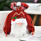 3Pcs 3D Faceless Santa Christmas Gift Bag Candy Bag Christmas Favor Bag Drawstring Bag