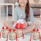 10Pcs Christmas Cookie Candy Treat Gift Bags Xmas Party Wrapping Drawstring Bag