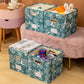 Christmas Reindeer Foldable Storage Basket with Handles