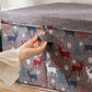 Christmas Reindeer Foldable Storage Basket with Handles