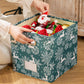 Christmas Reindeer Foldable Storage Basket with Handles