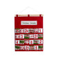 Christmas Advent Calendar Candy Bag Wall Hanging Storage Sack Xmas Decor with 24 Pockets