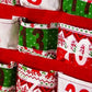 Christmas Advent Calendar Candy Bag Wall Hanging Storage Sack Xmas Decor with 24 Pockets