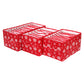3Pcs Christmas Foldable Clothes Storage Box